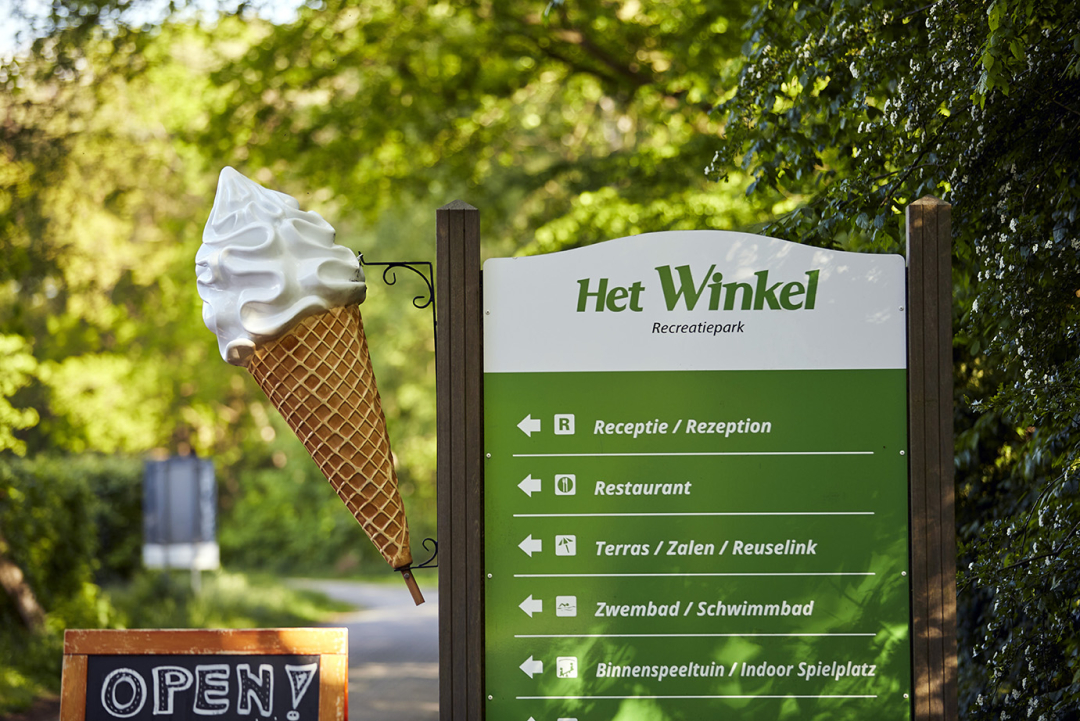 Welkomstbord Het Winkel