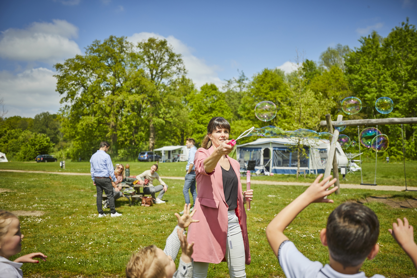 Kamperen - Bellenblaas