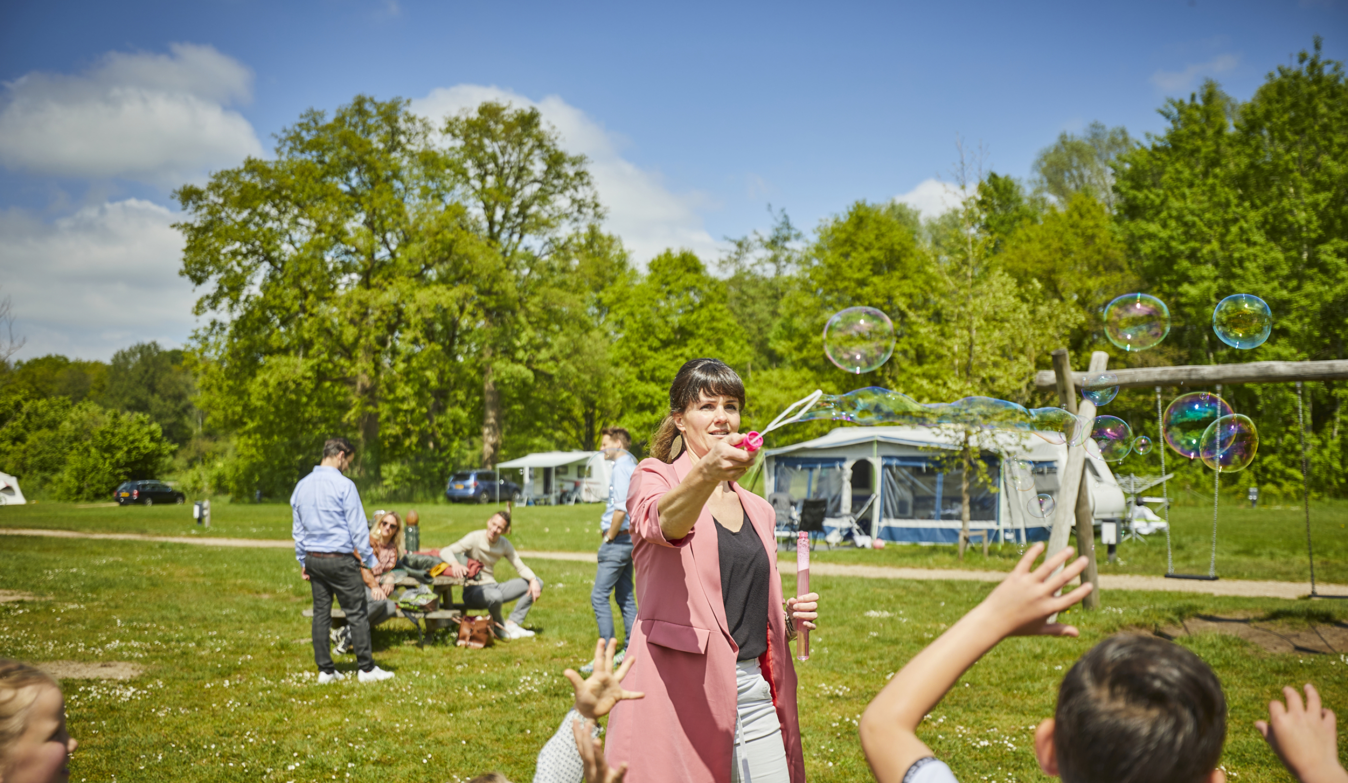 Kamperen - Bellenblaas