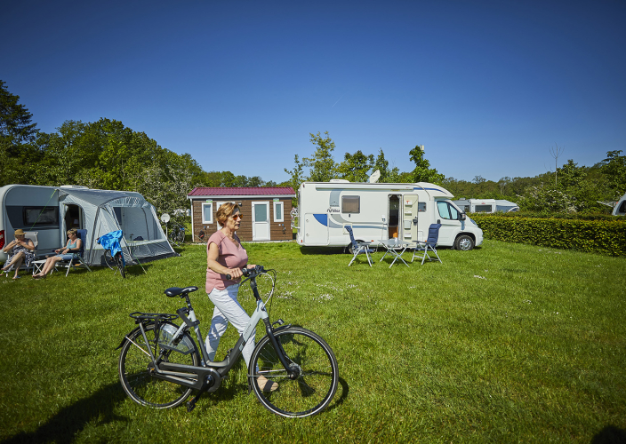 Kampeerplaats met prive sanitair