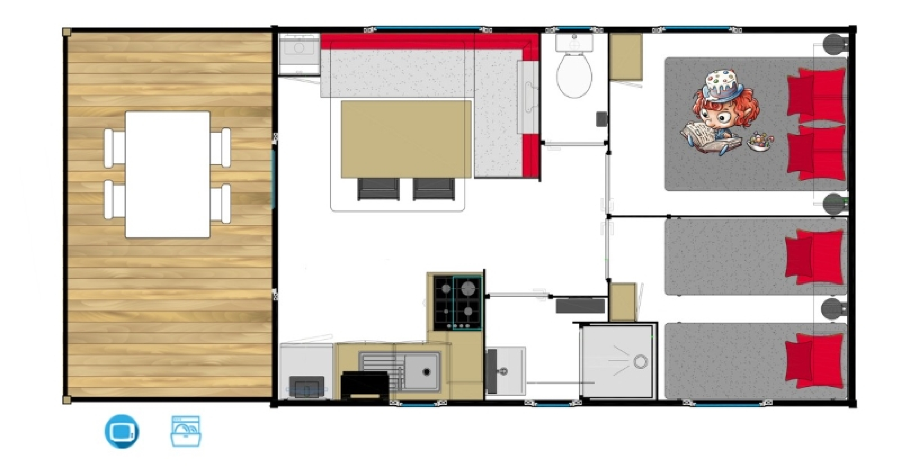 Habana Top TV - Plattegrond