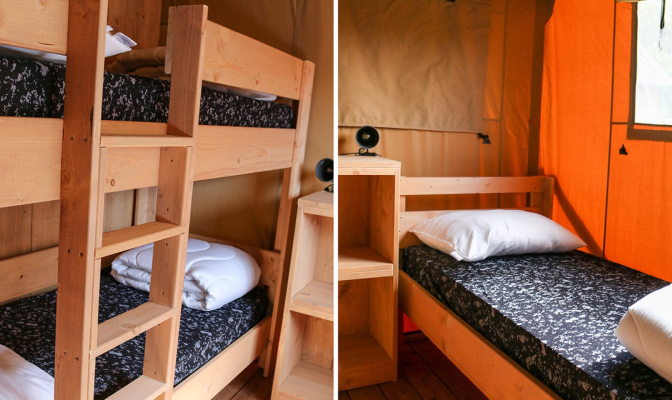 Glamping Lodge - De Grote Beer - Slaapkamer 3