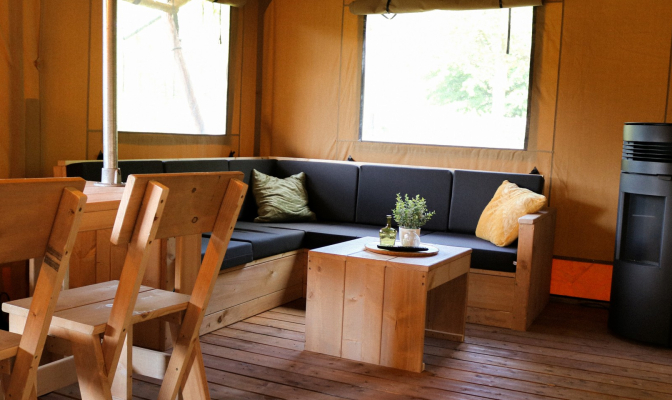 Glamping Lodge - De Grote Beer - Bank