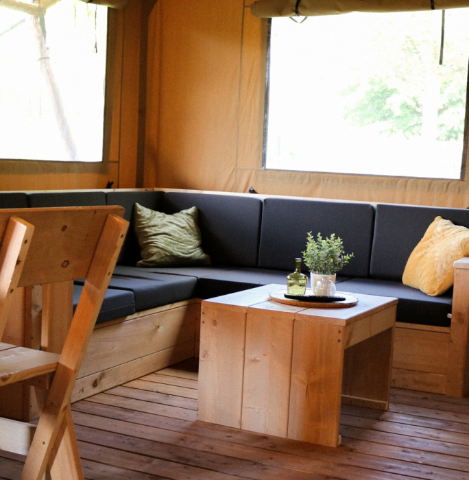 Glamping Lodge - De Grote Beer - Bank