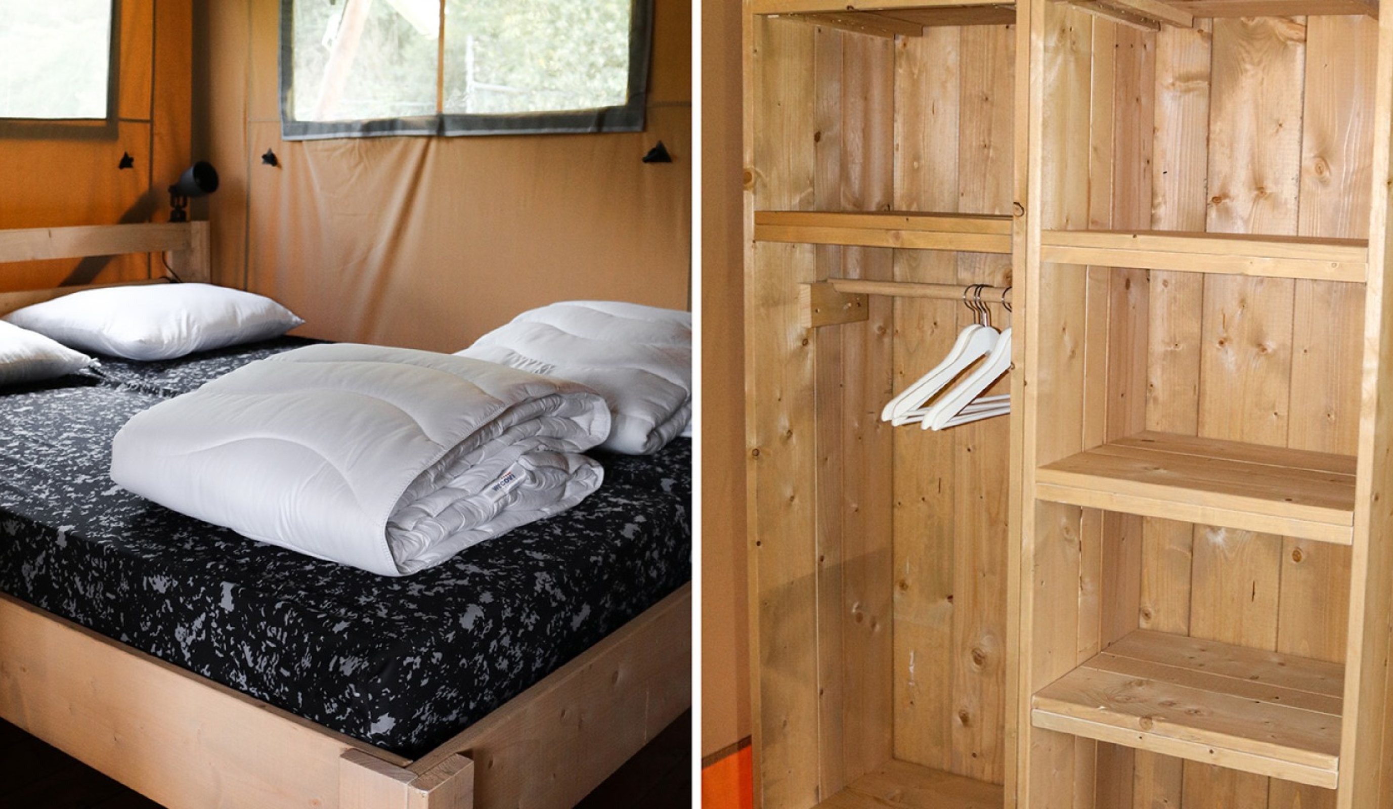 Glamping Lodge - De Grote Beer - Slaapkamer 2