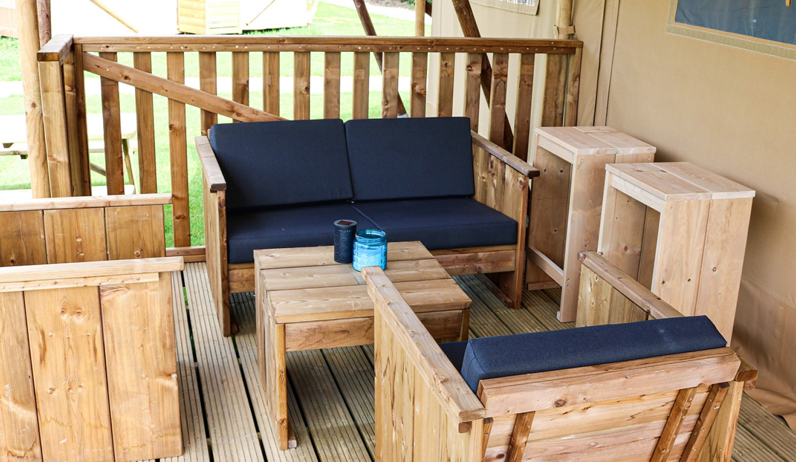 Glamping Lodge - Kleine Beer- Veranda