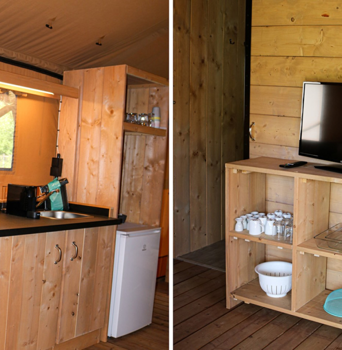 Glamping Lodge - Kleine Beer- Keuken