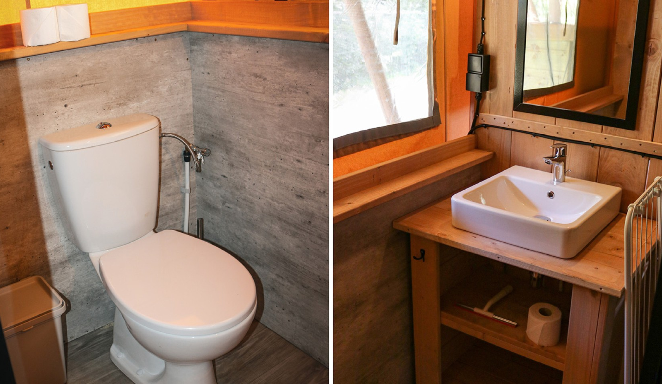 Glamping Lodge - Kleine Beer- Badkamer